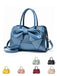 Retro Solid Ladies Bowknot Handbag