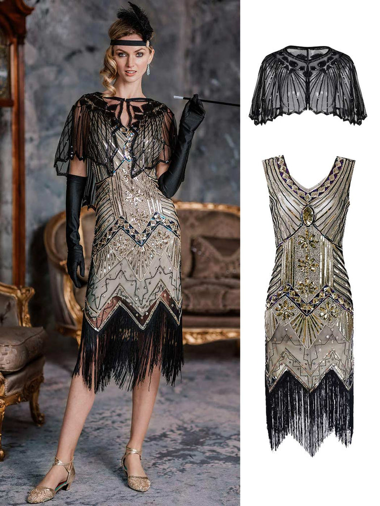 retro stage flapper dresses