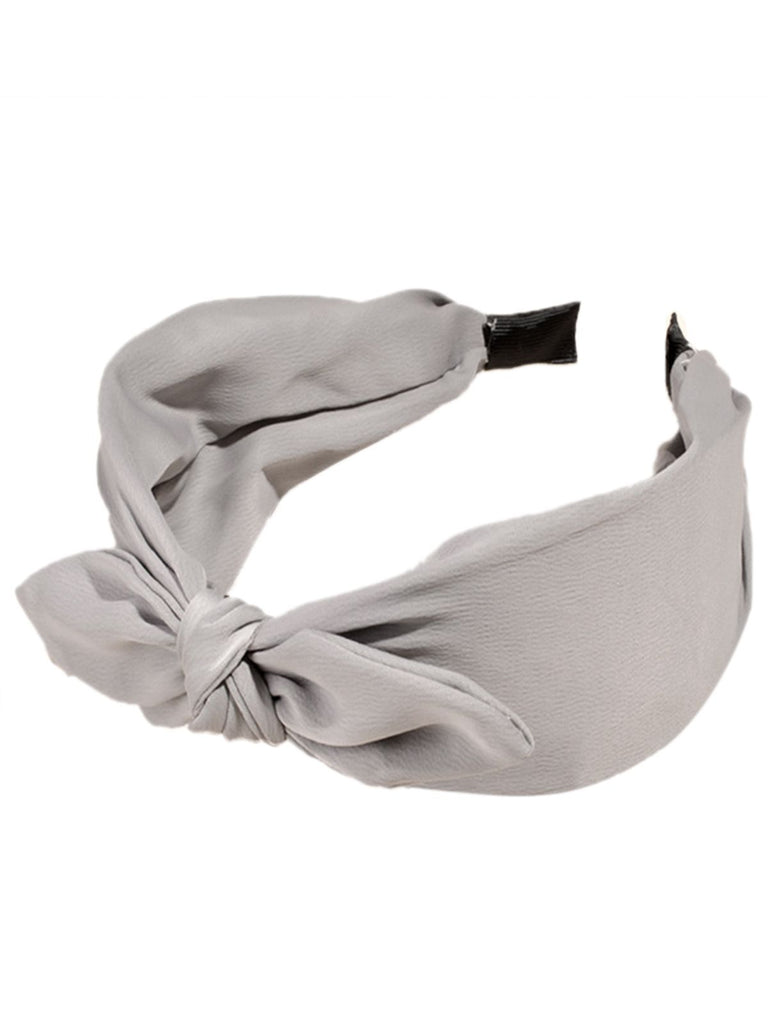 Retro Solid Knotted Bowknot Headband