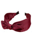 Retro Solid Knotted Bowknot Headband