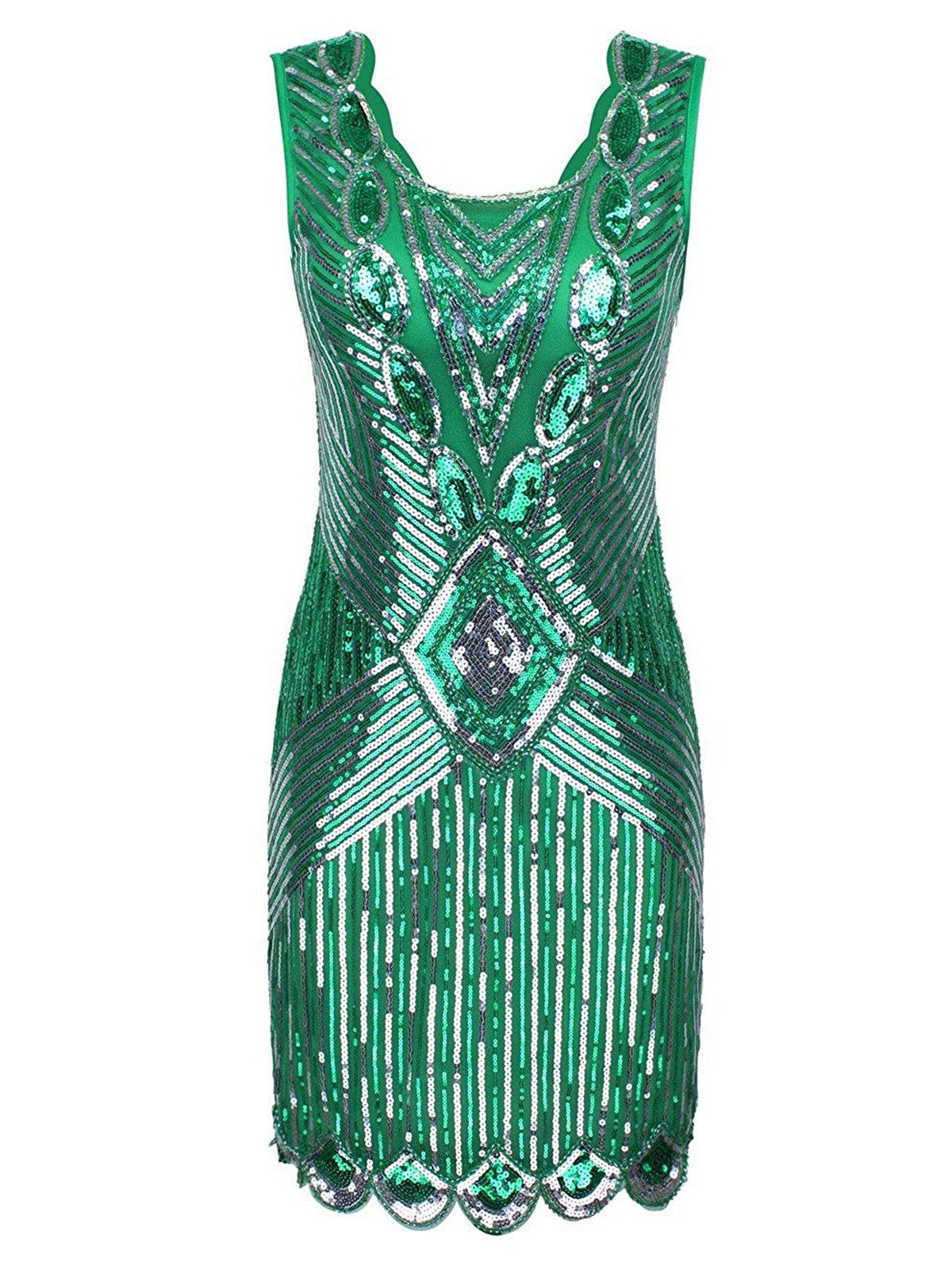 1920s Sequin Evening Dress