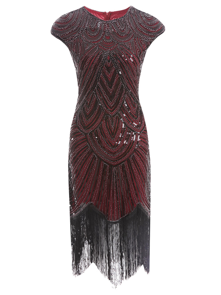 1920's fringe flapper dress