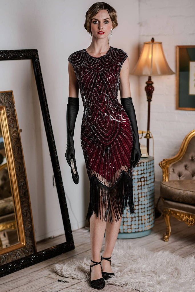 1920s Fringe Flapper Dress