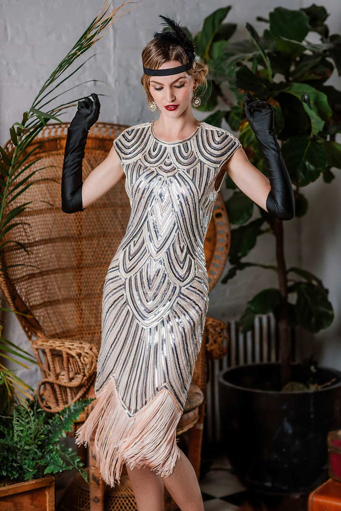 retro stage flapper dresses