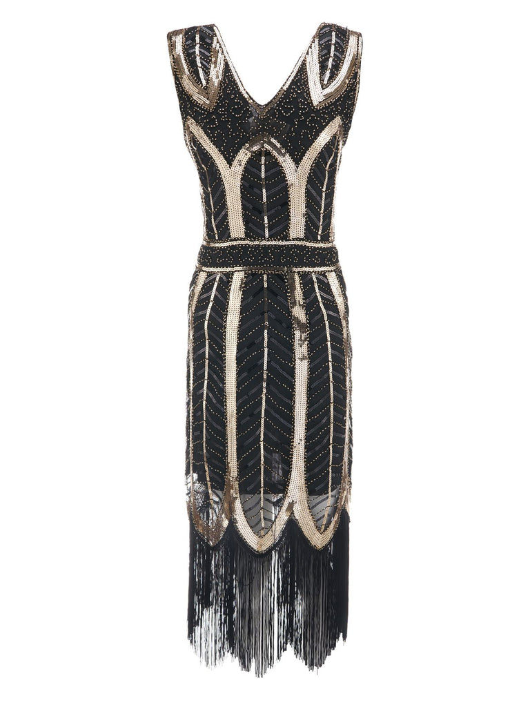 1920s tassel dress