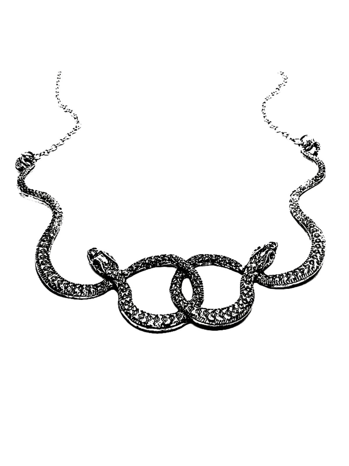 Halloween Double Snakes Necklace - Retro Stage product image