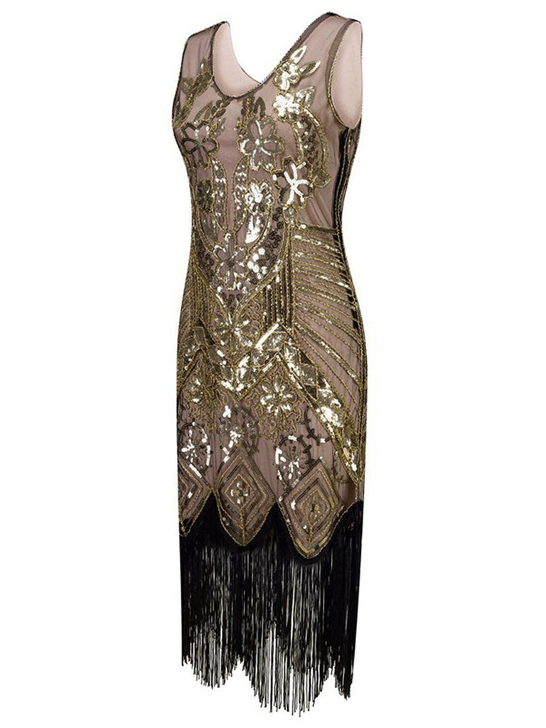 glitter flapper dress