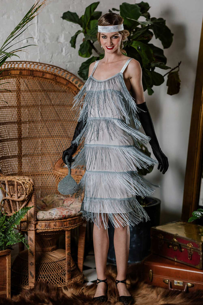 vintage fringe dress