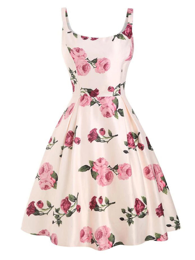 floral rose dress