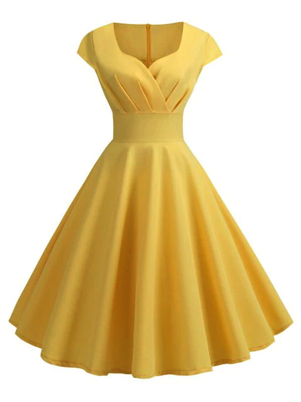 1950s swing dress