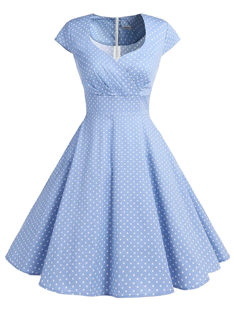 swing polka dot dress