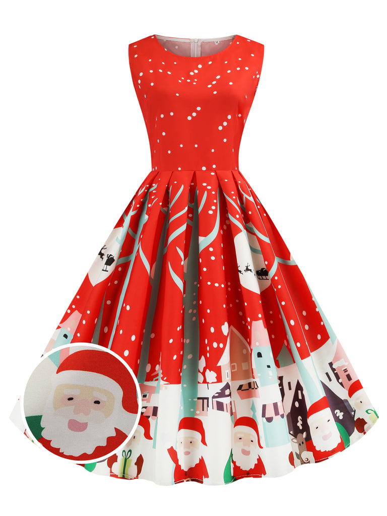 1950s christmas dress