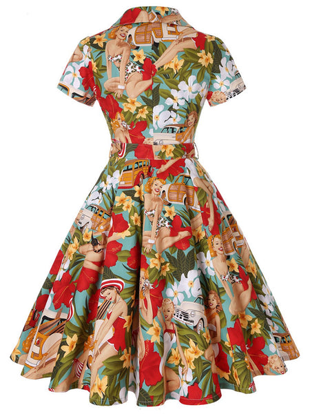 1950s Bikini Girls Swing Dress – Retro Stage - Chic Vintage Dresses and ...