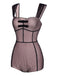 [Pre-Sale] 2PCS 1950s Polka Dot Bowknot Lace Strap Dress
