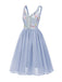 1950s Butterflys Lace-up Swing Vintage Dress