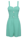 Green 1950s Romper & Cherry Skirt