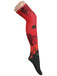 Red 1950s Halloween Thigh-High Socks