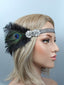 [US Warehouse] 1920s Feather Flapper Headband