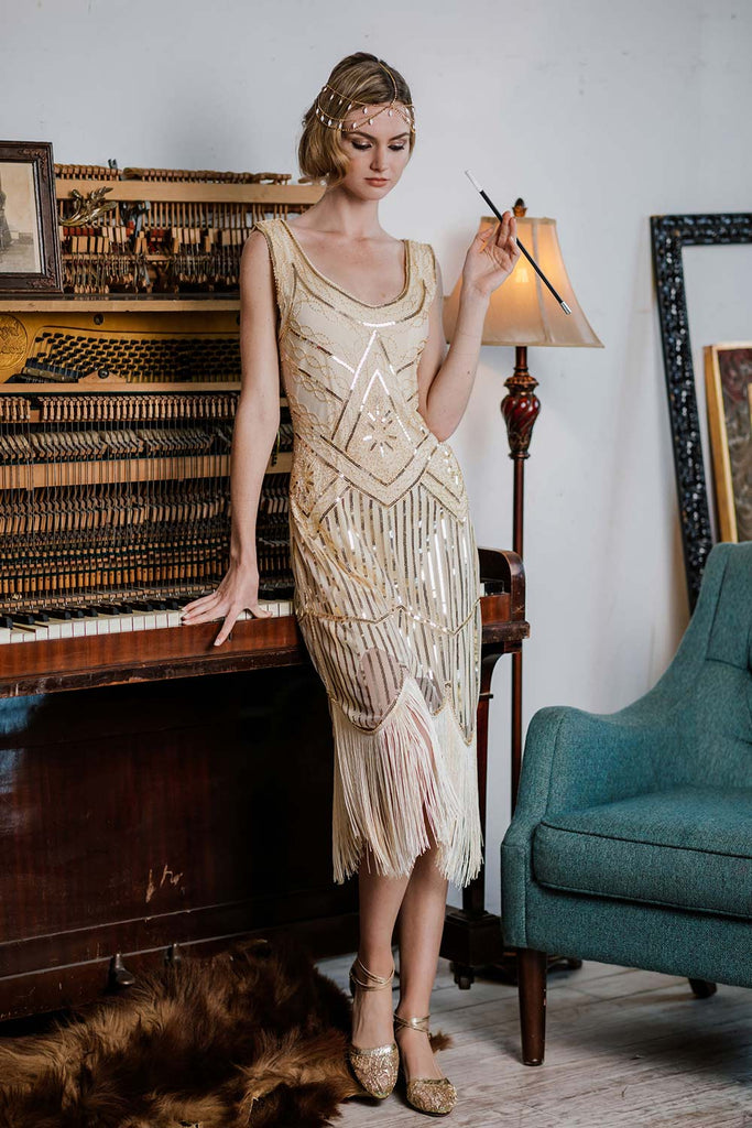 retro stage flapper dresses