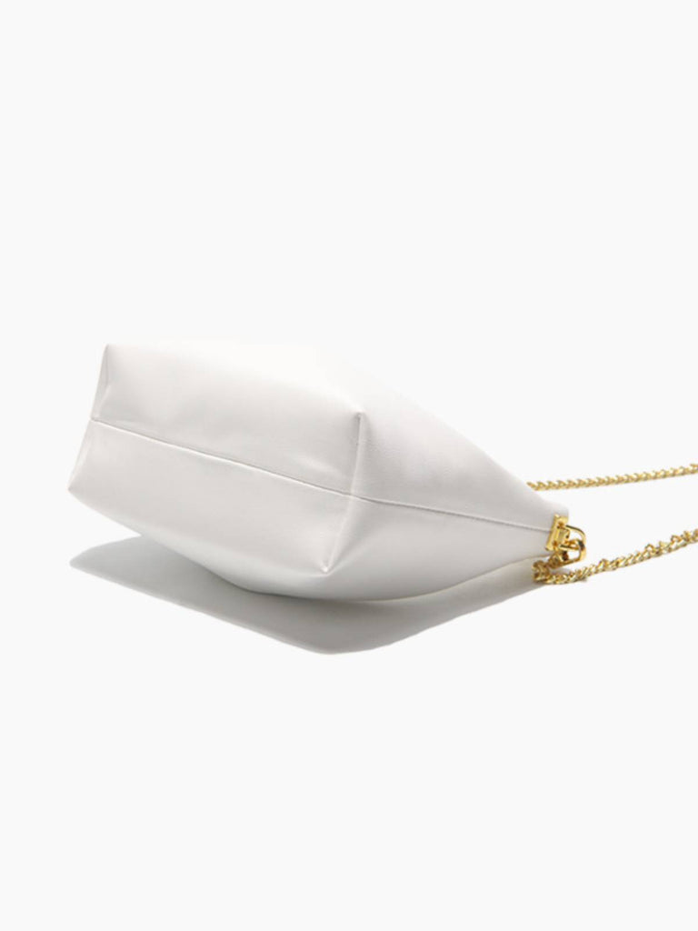Retro Solid Pearl One-shoulder Chain Bag