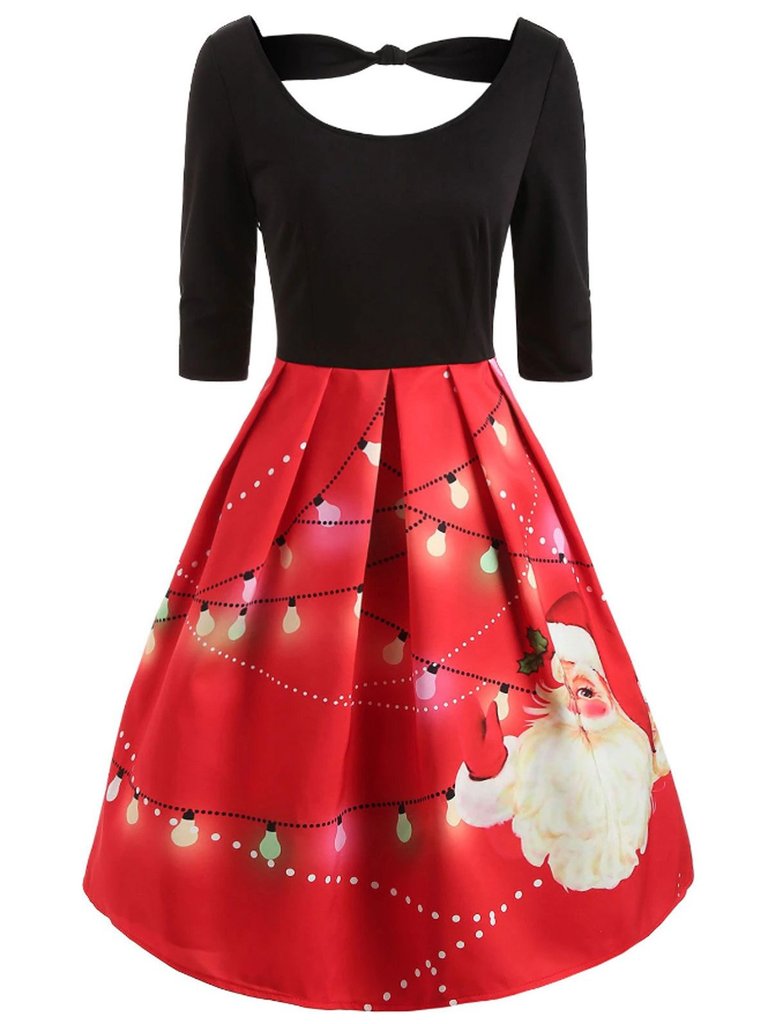 1950s christmas dress