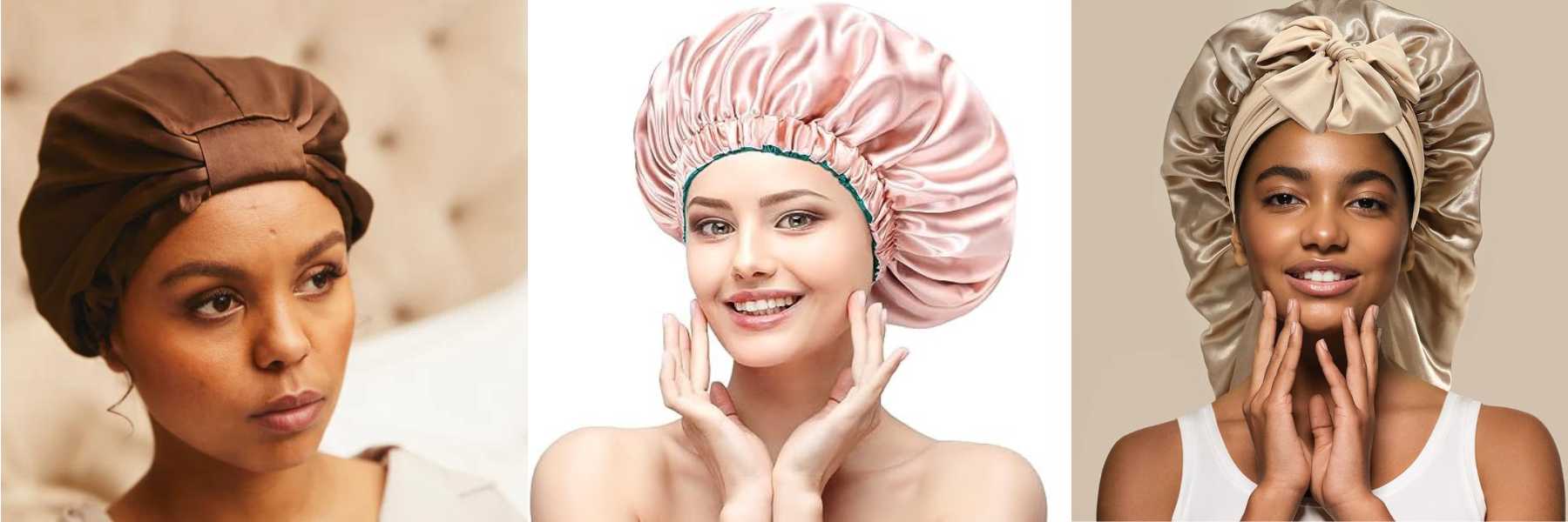 Zijden Satijnen bonnet | 9 tips tegen pluizig haar die werken | INDISHA