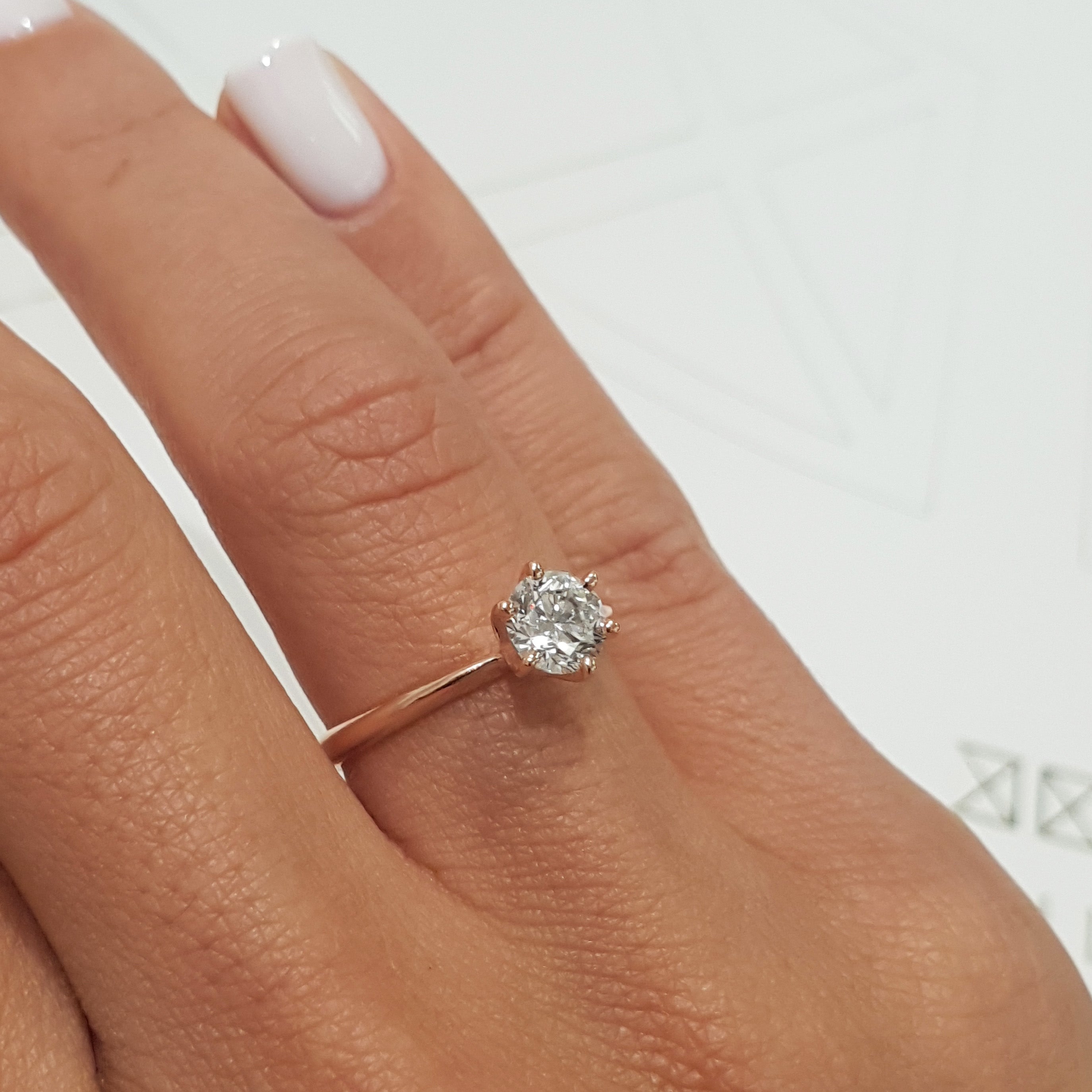 3 carat moissanite diamond ring