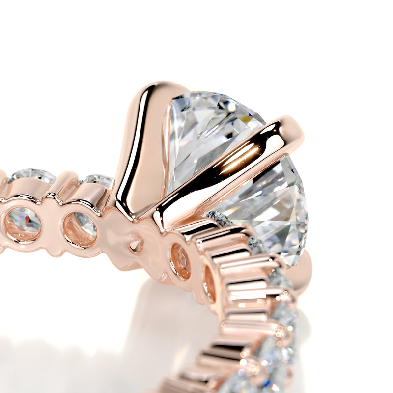 Jenna Diamond Engagement Ring, Pave, 2 Carat, 14K Rose Gold – Best ...
