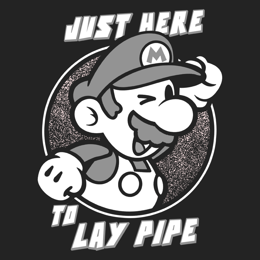 Mario Lay Pipe The Dudes Threads 2651