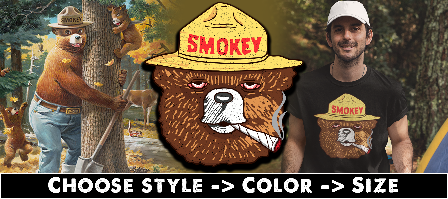 Smokey T-shirts, Hoodies & Mugs