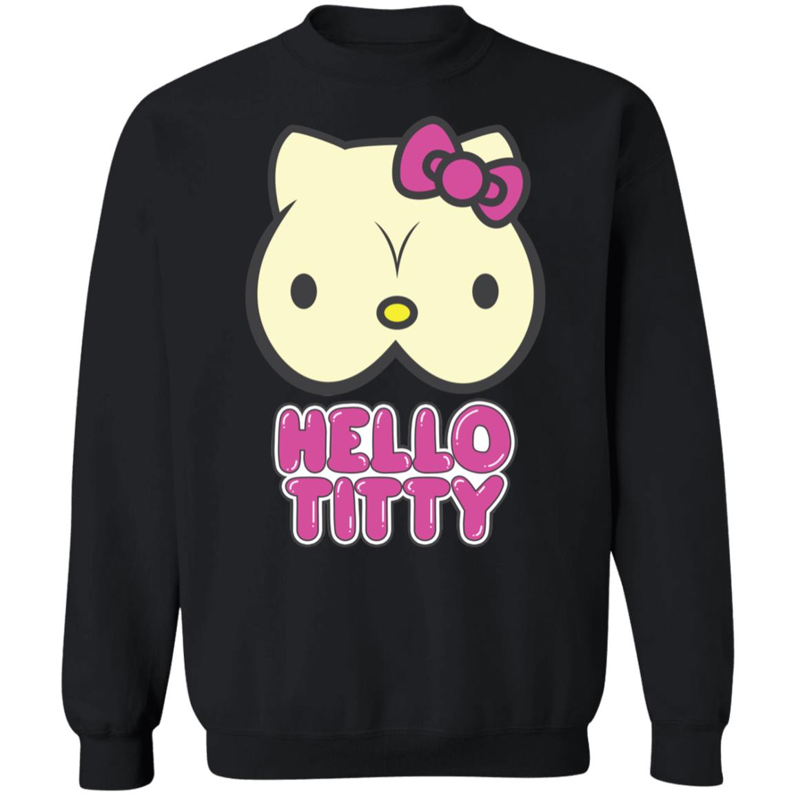 HELLO TITTY - men's t-shirt from FUNNY collection