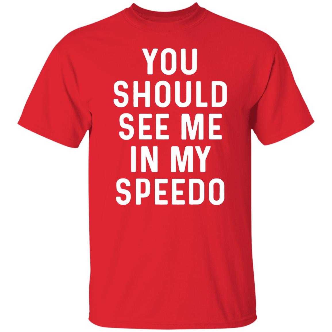 In My Speedo Cotton Tee – The Dude's Threads