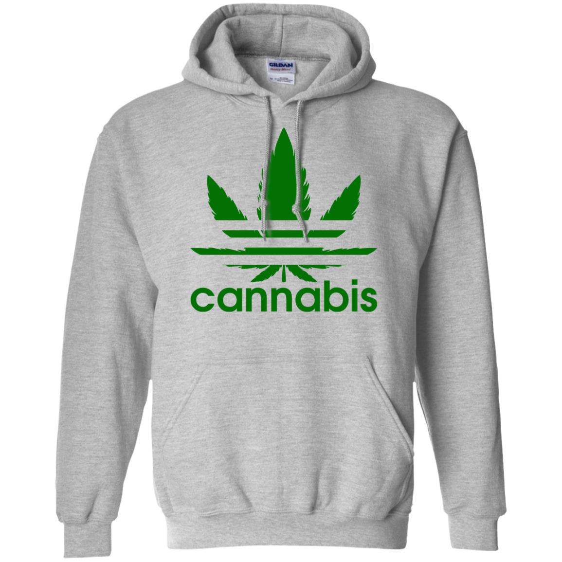 adidas weed logo hoodie