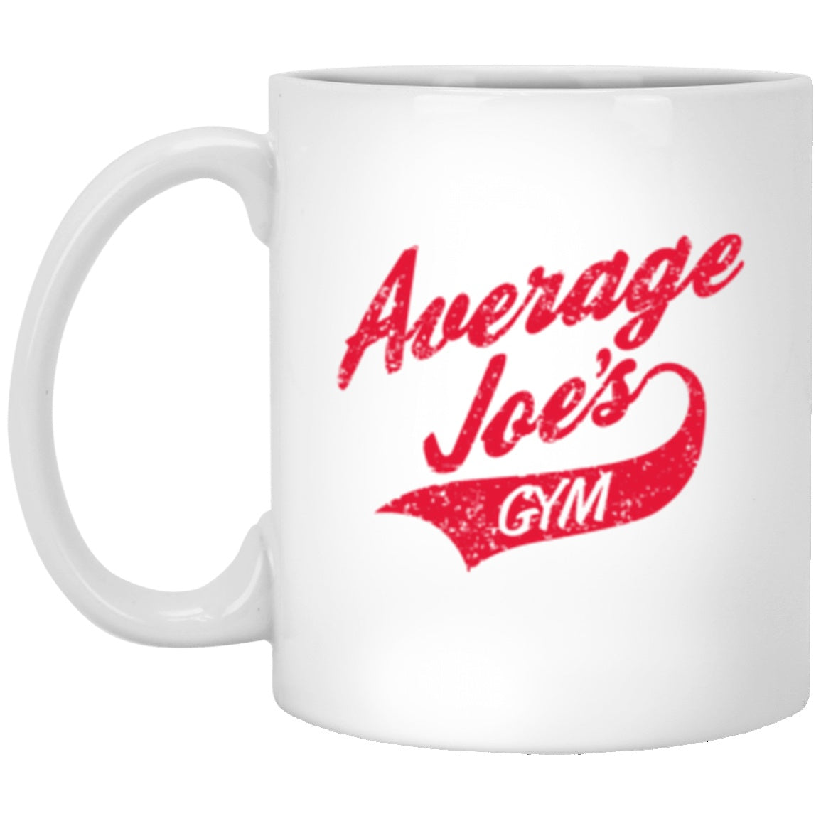 Average Joes Gym White Mug 11oz (2-sided) – The Dude's Threads