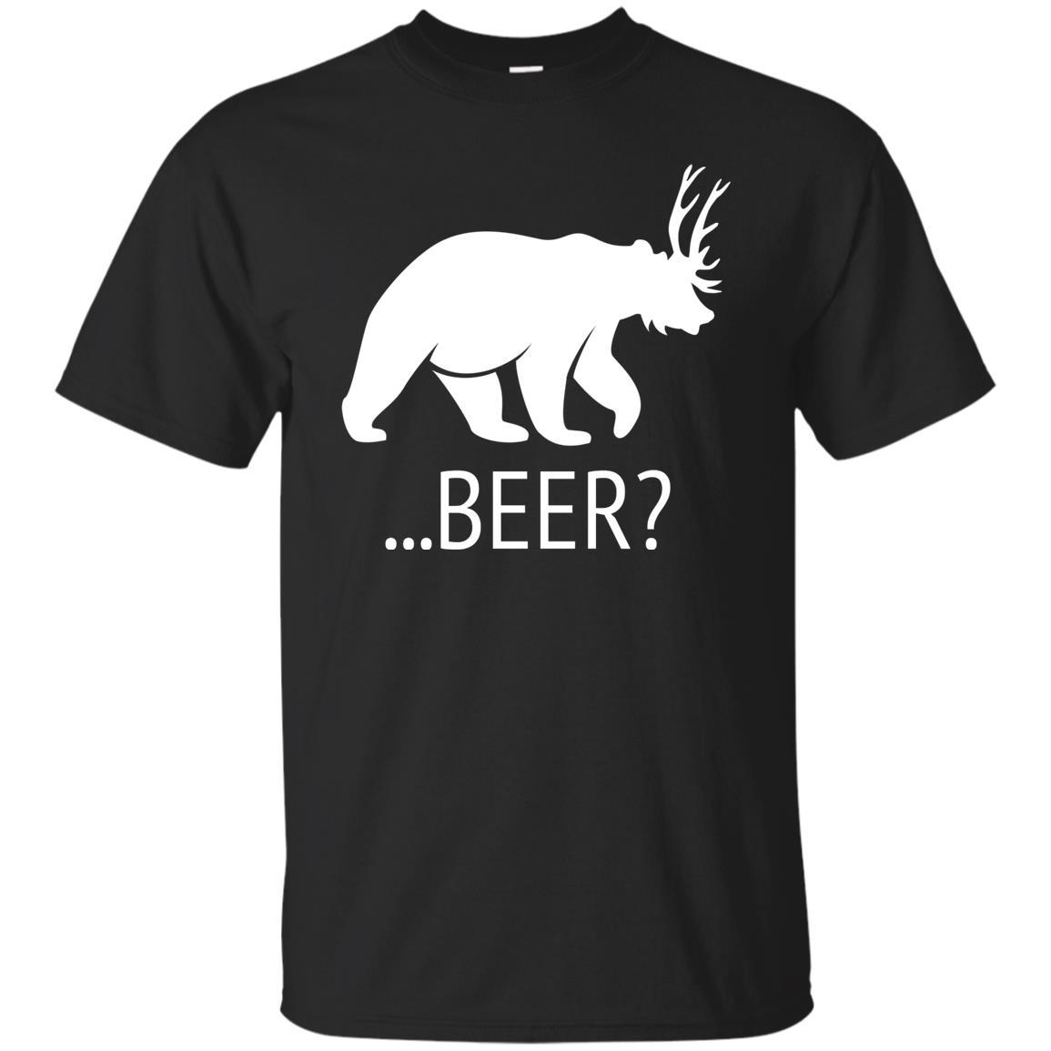 Deer Bear Beer Cotton Tee