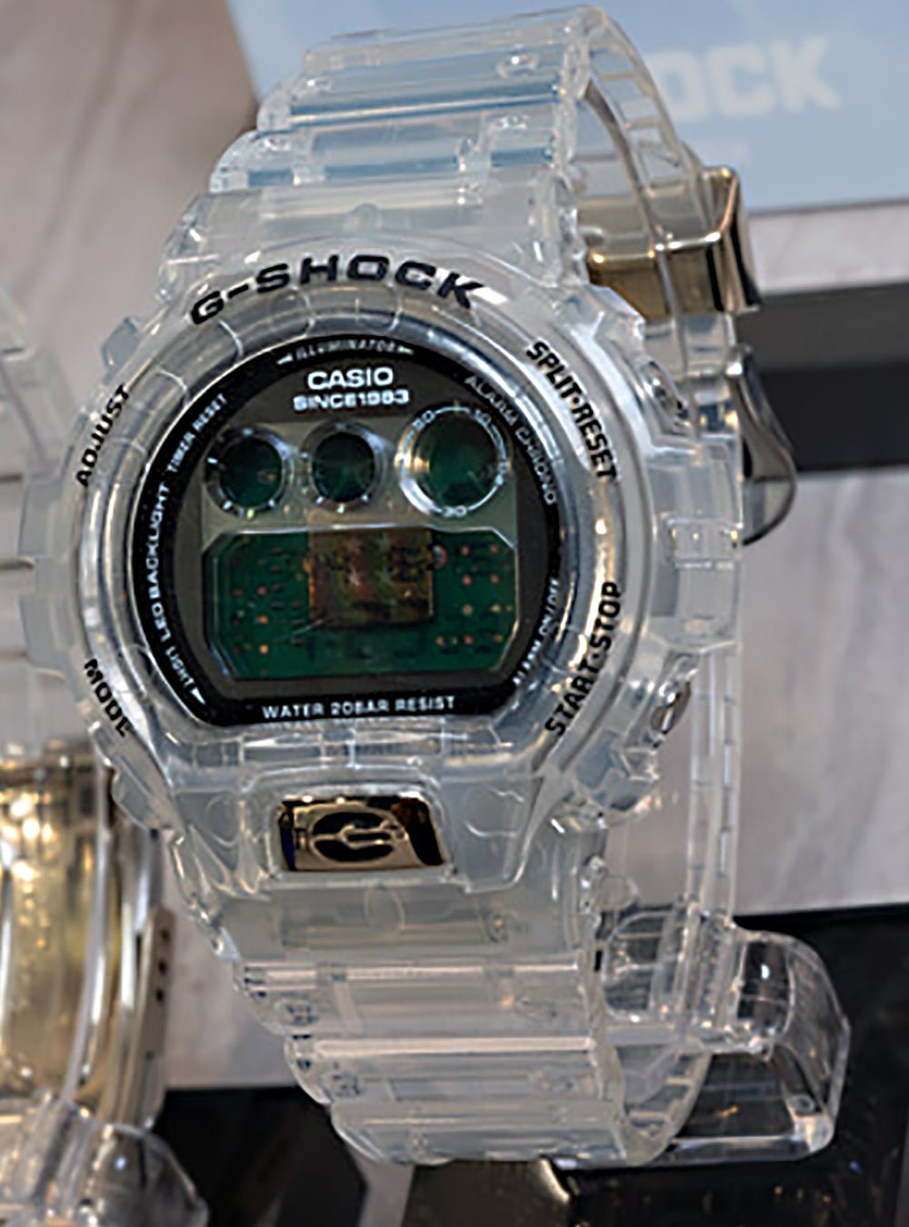 CASIO G-SHOCK 40TH ANNIVERSARY CLEAR REMIX DW-6940RX-7JR LIMITED 