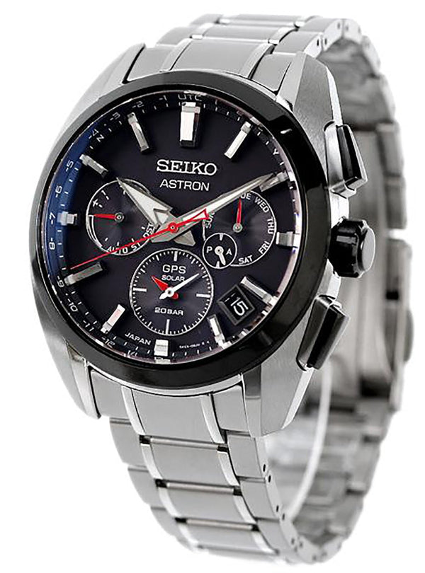 Seiko Astron SBXY051 NEXTER Black Dial Titanium India