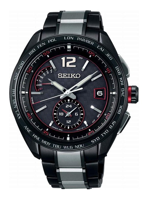 Seiko Brightz SAGA291 Radio Sync Solar Titanium Made in Japan JDM 