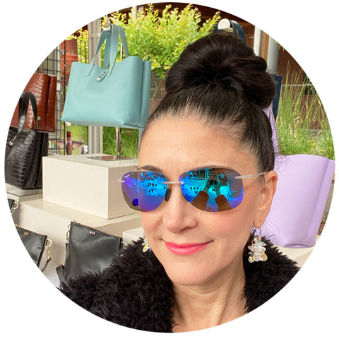 Picture of California Handbag & Jewelry Designer Lisa Ramos from Artist Lift Blog: Artist Life - 20 Things I Do to Run My Business