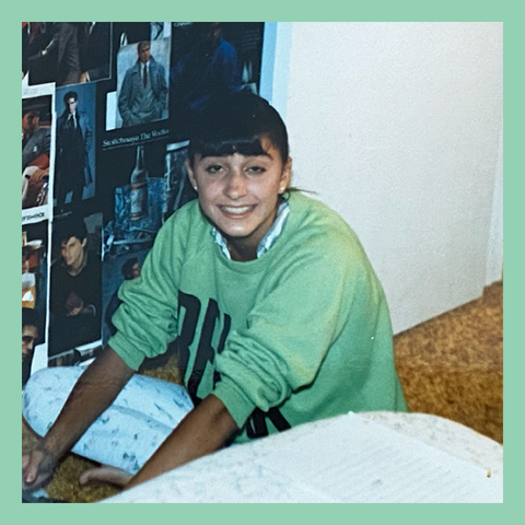 Picture of Lisa in High School from Blog Article: Artist Life - Art & Dyslexia