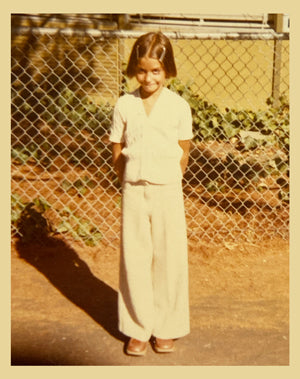 Picture of Lisa as a child from Blog Article: Artist Life - Art & Dyslexia