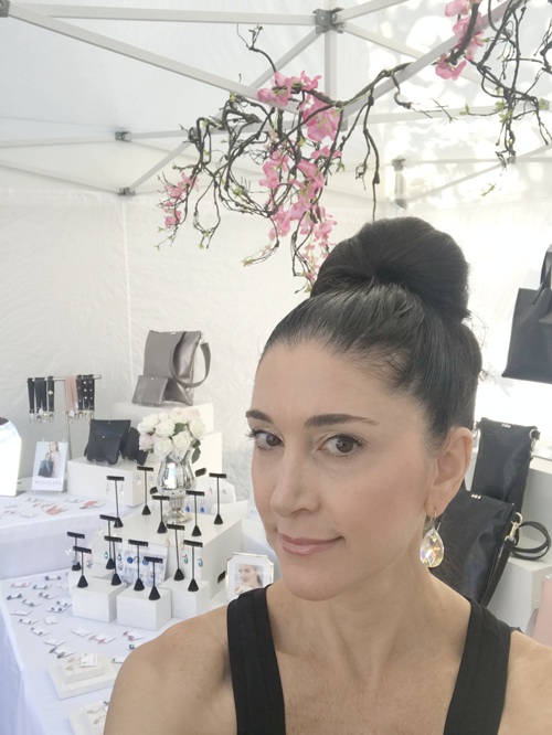 The Funny Side of Business - Selling at Art Shows & Festivals | Picture of Lisa Ramos who Hand Makes MONOLISA Handbags & Jewelry Collection