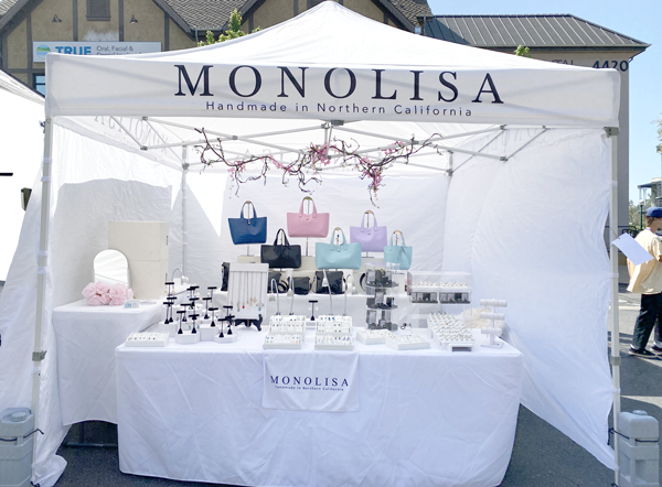 MONOLISA Booth - El Dorado Hills Art, Beer and Wine Show | Blog Article Lessons from a Roadshow Artist - I wish I knew