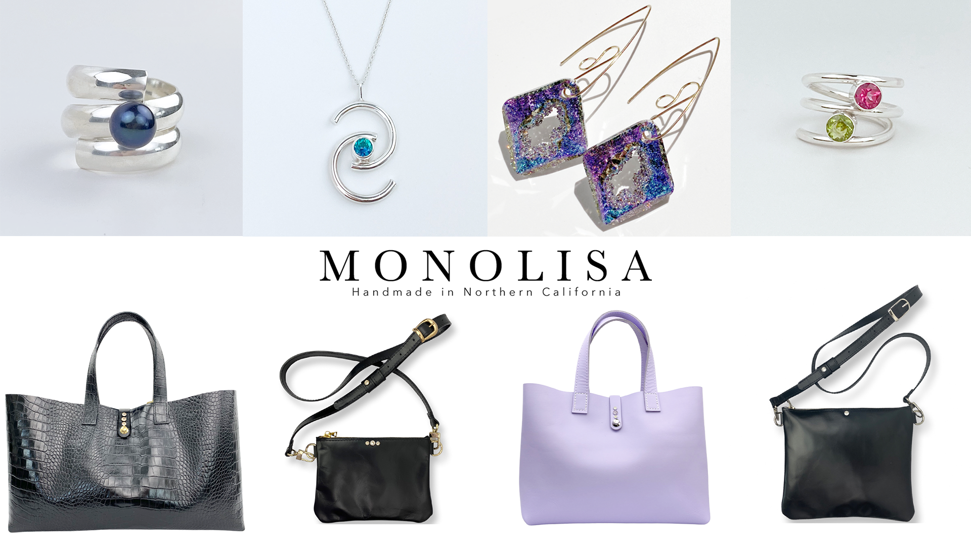 Los Gatos Holiday Market - MONOLISA HANDMADE IN CALIFORNIA  Handbags, Bag Accessories & Jewelry