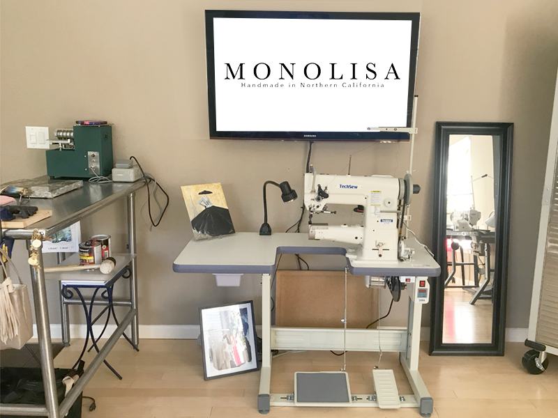 MONOLISA Studio - Cylinder Industrial Sewing Machine & Belt Cutter