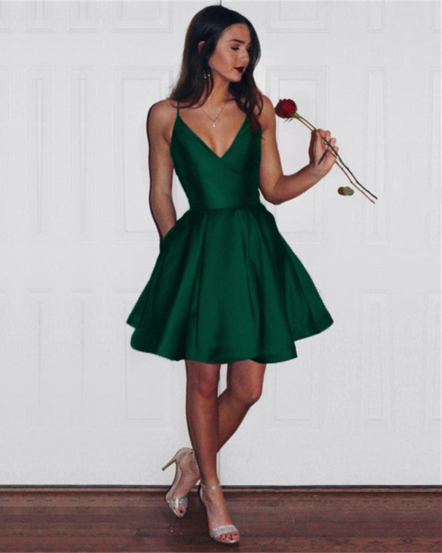 Green Short Dresses Hot Sale, UP TO 56 ...