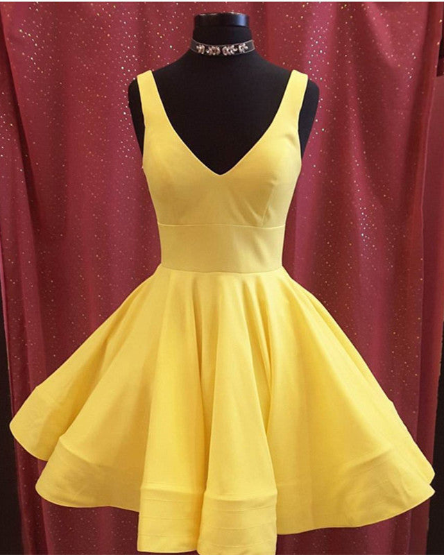 yellow hoco dresses 2019