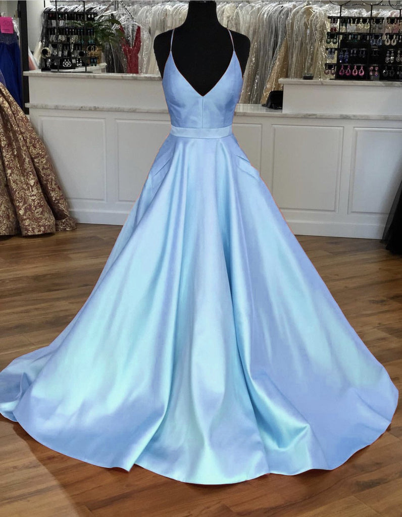 prom dresses 2019 light blue