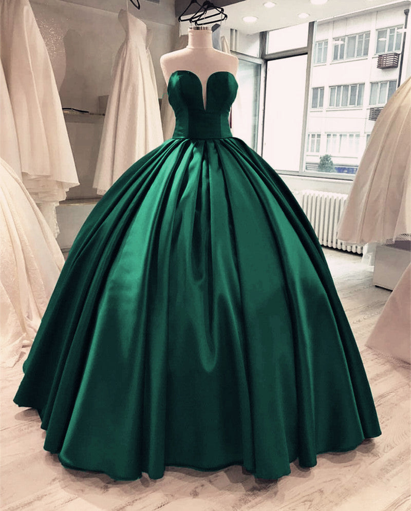 emerald green 15 dress