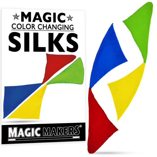 Magic Tricks Vanishing Kit with Silks & Secrets